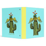 Funny bird on cactus binder design