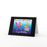 Funny Birds Birthday Greeting Card