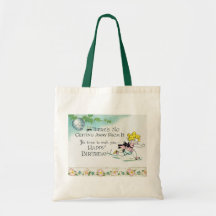 Funny Birthday Canvas Bags