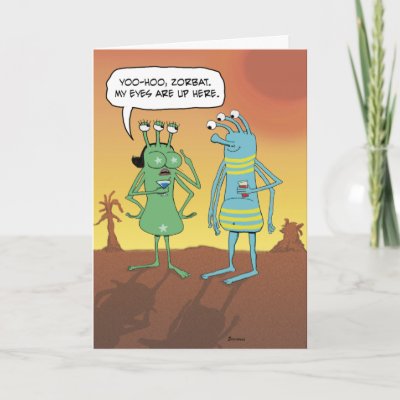 Birthday Funny Images on Funny Birthday Card  Alien Jerk At Zazzle Ca