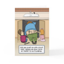 Funny birthday card: Joe the Plumber