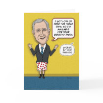 Funny birthday card: Wishin' Accomplished