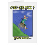 Funny Birthday Cards: All down hill
