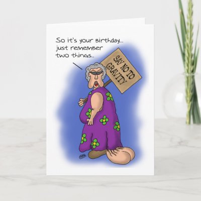 Funny Birthday Cards on Funny Birthday Greeting Card With A Funny Cartoon Illustration Of
