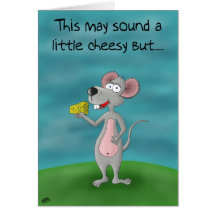 Funny Birthday Cards: I moused say