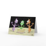 Funny Birthday Cards: Moon Party