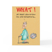 Funny Birthday Cards: Old Fart