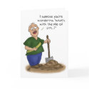 Funny Birthday Cards: Older than Dirt