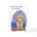 Funny Birthday Cards: One hottie to another