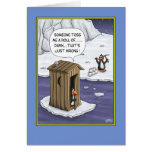 Funny Birthday Cards: Penguin Pranks