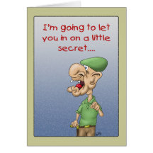 Funny Birthday Cards: The Secret