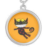 Funny black cat custom jewelry