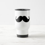 Funny black handlebar moustache trendy hipster coffee mugs