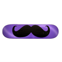 Funny black moustache 20 skate deck