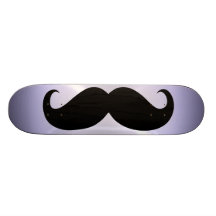 Funny black moustache 5 skate board decks