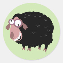 Funny Black Sheep Sticker