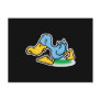 funny blue duck postcards