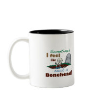 Funny Bonehead Skeleton Mug