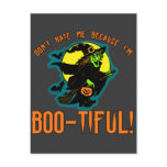 Funny Boo-tiful Witch Products Postcards