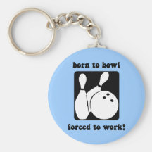 Funny bowling key chains