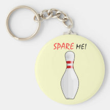 Funny Bowling Stocking Stuffer Keychains