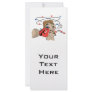 funny boxing cartoon punched in the face customized rack card