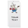 funny boxing fighting bull bullfighter cartoon rack cards