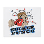 funny boxing sucker punch cartoon flyers