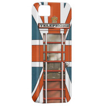 Funny British Flag Classic Phonebox