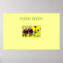FUNNY BUNNY PRINT