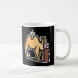 funny camel drinking soda mug