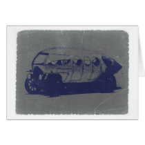 Funny Car Greeting Card