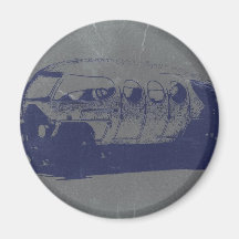 Funny Car Refrigerator Magnets