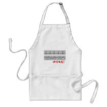 Funny Cardiac Rhythm Strip Gifts Apron