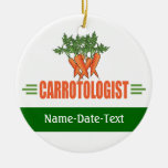 Funny Carrots Christmas Ornaments