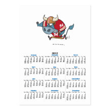 funny cartoon bull playing football business card template