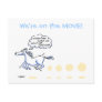 Funny Cartoon Change of Address Postcard