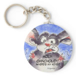 Funny Cartoon Chinchilla Cute Keychains