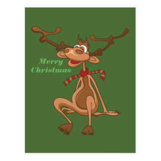 Cartoon Reindeer Christmas Cards, Photocards, Invitations & More