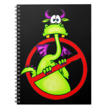 Funny Cartoon Dragon Journal Notebook