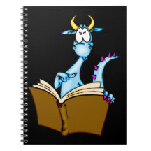 Funny Cartoon Dragon Journal Notebook