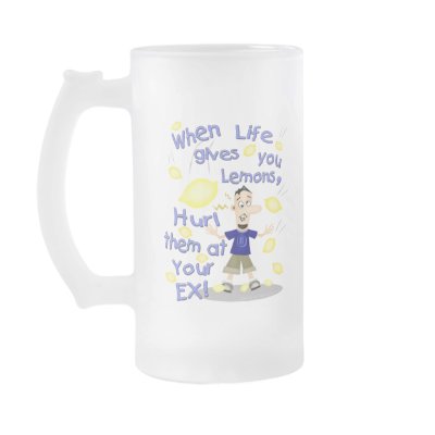 Funny Cartoon Ex-Husband / Divorce Humour Mugs by jamiecreates1