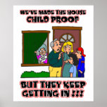 Funny Cartoon - Families & Children Who Come Home posters
