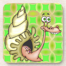 Funny Cartoon Fish Cork Coaster