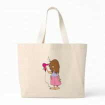 Funny Cartoon for Sleepyheads Tote Bags