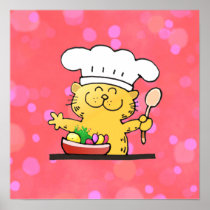 Funny Cartoon | Funny Kitty Chef