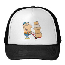 funny cartoon mover hats
