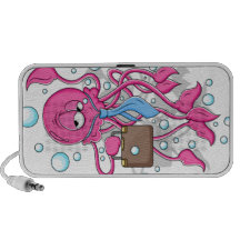 Funny Cartoon Octopus Speaker