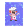 Funny Cartoon Pig Chef  Shirt | Funny Piggy Chef T Postcard
