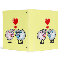 Funny cartoon sheeps, Wedding couple